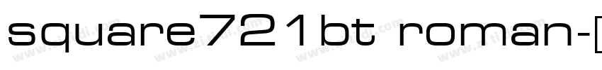 square721bt roman字体转换